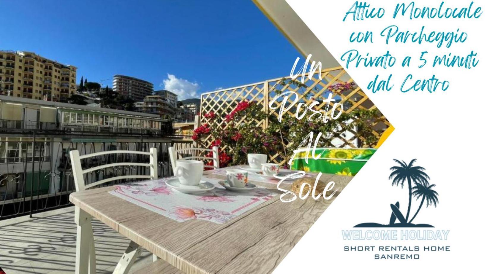 Apartmán Wh - Un Posto Al Sole - Attico Monolocale Con Parcheggio Gratuito - 5 Minuti Dal Centro - Wifi Sanremo Exteriér fotografie